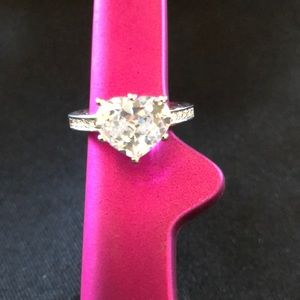 Heart-Shaped Stone Ring